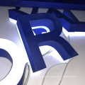 Custom led lighting 3d letter stainless steel led backlit letters business logo sign